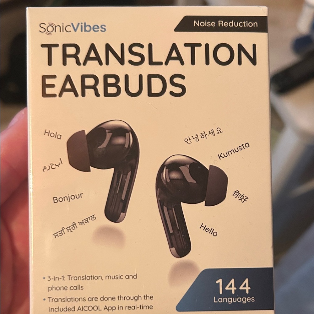 SonicVibes Translation Earbuds